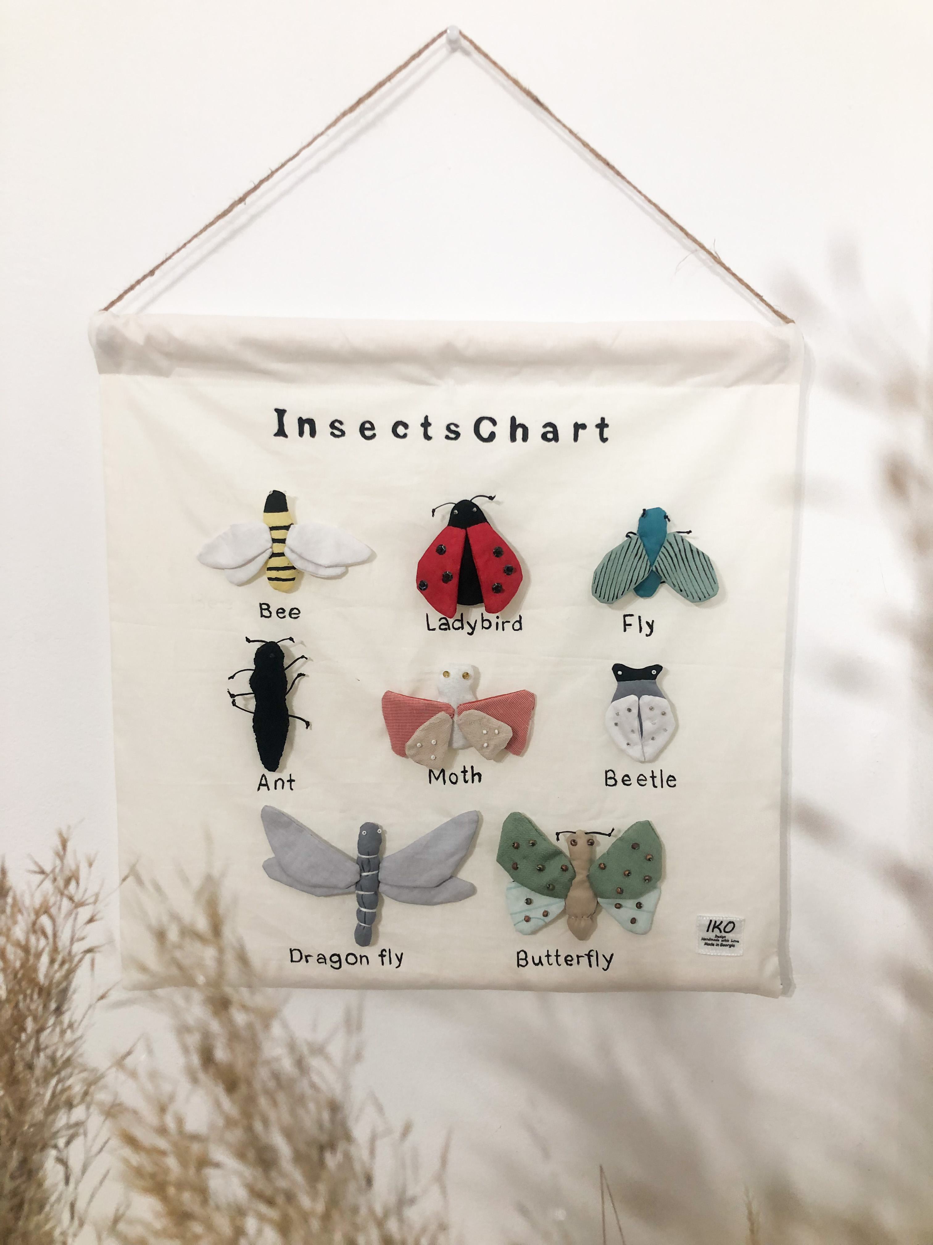 Room decoration  ,,Insects Chart”